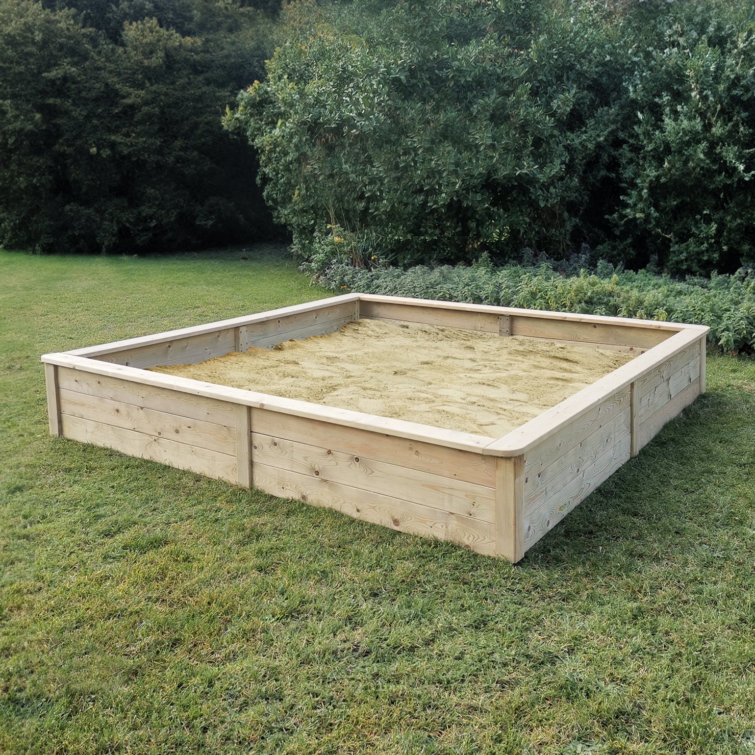 Sandkasten Paula – 300 x 300 x 46 cm