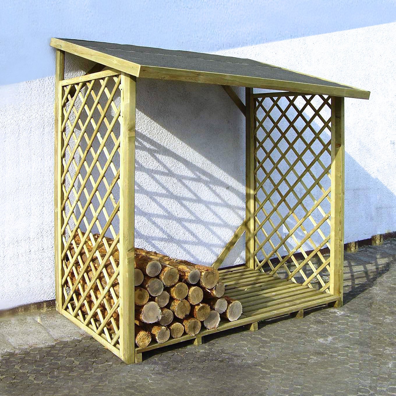 Kaminholzregal Helge aus Kiefer