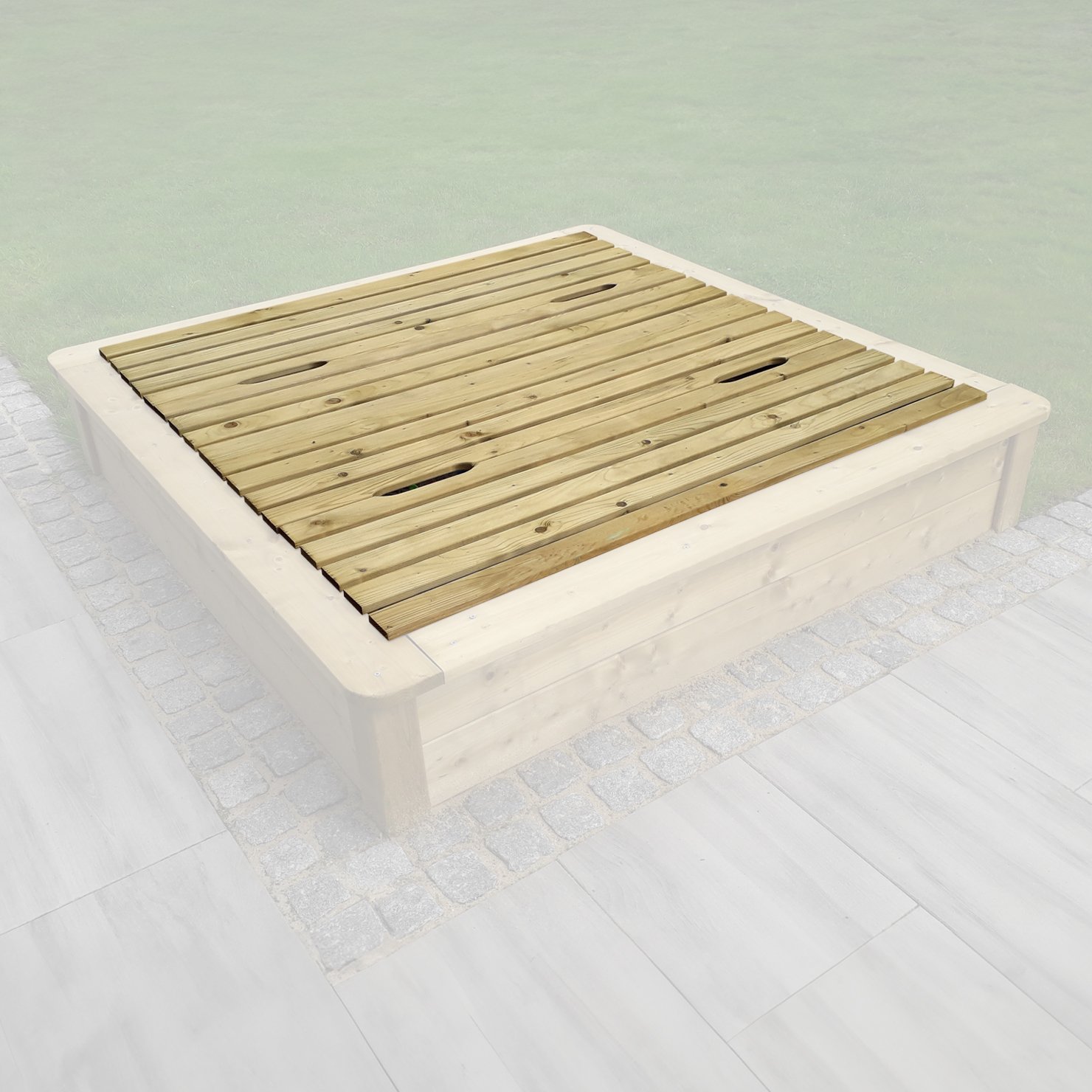 Deckel 4- teilig für Sandkasten Paula