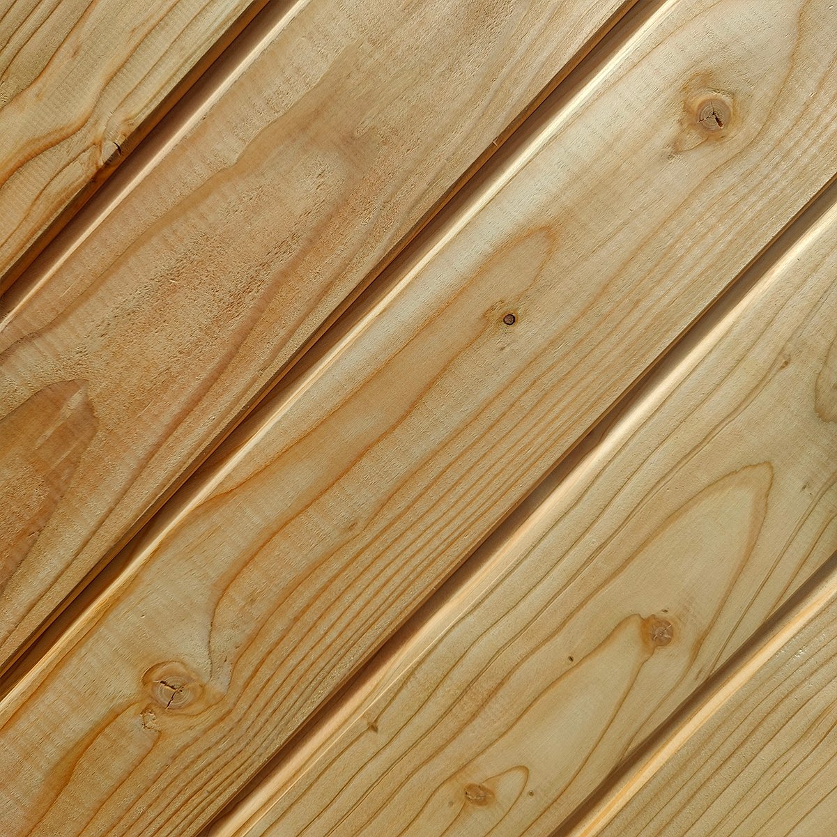 Detail zu Massivzaun Giardino in Lärche, naturbelassen