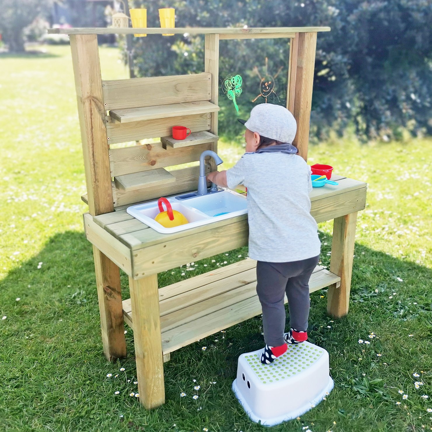 Spielküche Roxy mit Maltafel aus Plexiglas