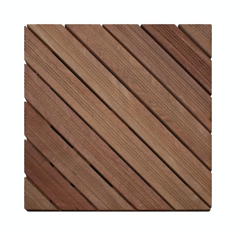 Cumaru Diagonalfliese, 50 x 50 cm Cumaru Diagonalfliese, 50 x 50 cm