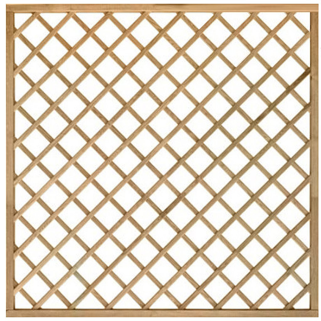Diagonalrankgitter 180 x 180 cm