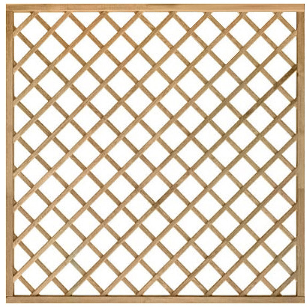 Diagonalrankgitter 180 x 180 cm Diagonalrankgitter 180 x 180 cm