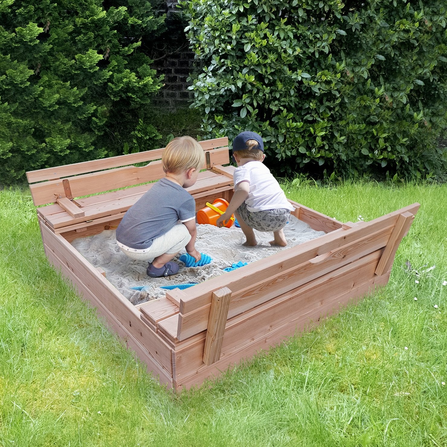 Sandkasten Emily aus Lärchenholz Sandkasten Emily aus Lärchenholz