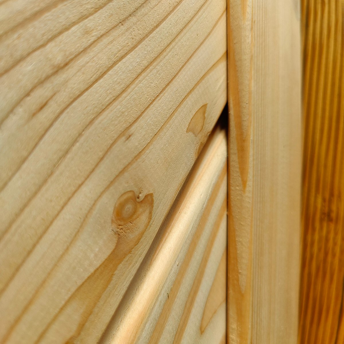 Detail zu Massivzaun Giardino in Lärche, naturbelassen