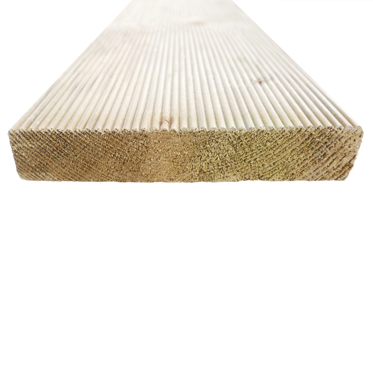 Kiefer, 28 x 115 mm - Oberfläche geriffelt, kesseldruckimprägniert Kiefer, 28 x 115 mm - Oberfläche geriffelt, kesseldruckimprägniert