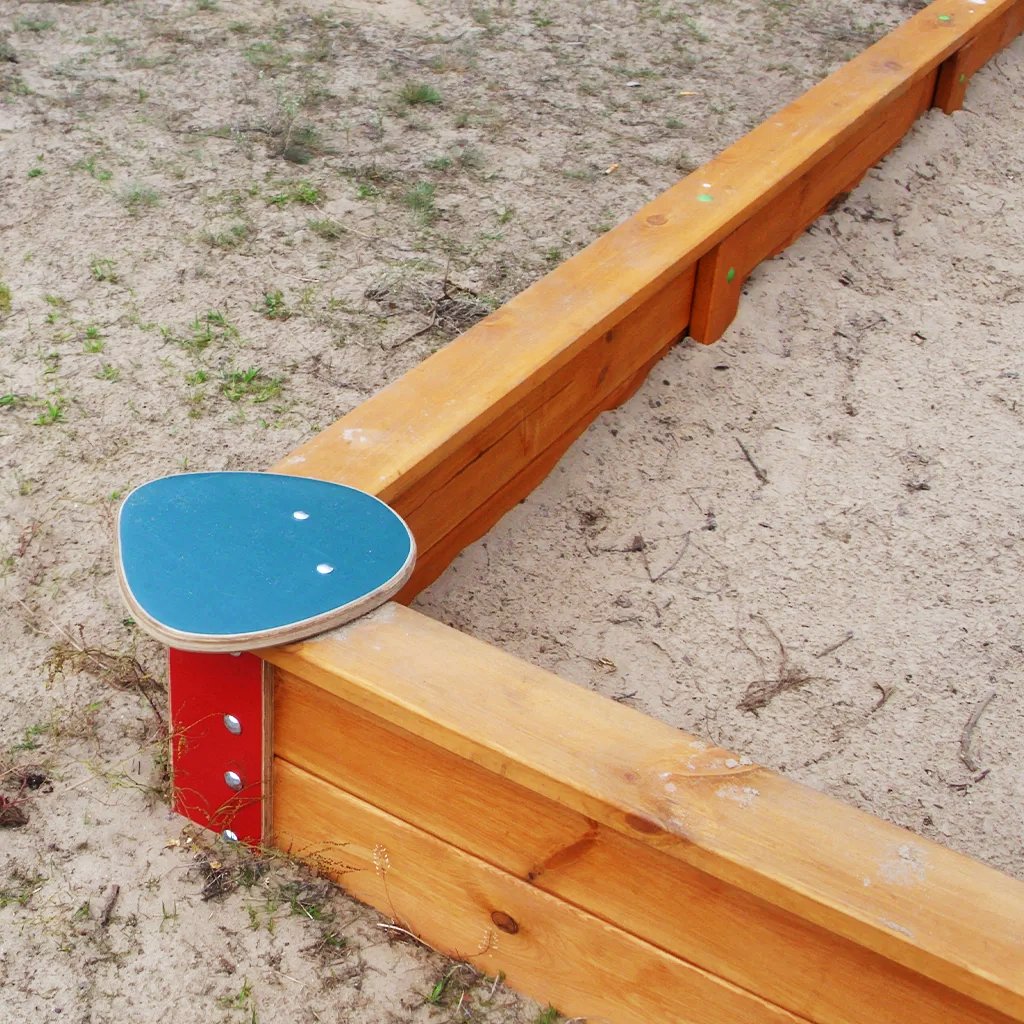 Sandkasten Greta – Nahansicht Sandkasten Greta – Nahansicht