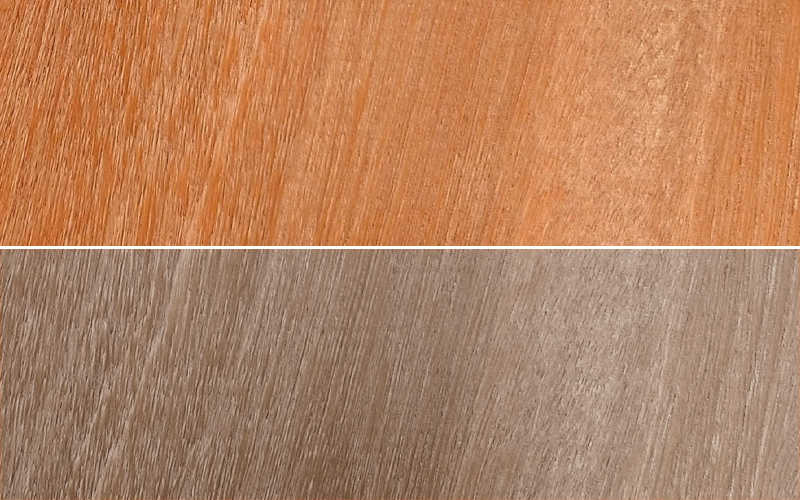Bangkirai Holz Vergrauung