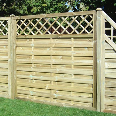 Dichtzaun Maxi mit Gitter – Rahmen 45 x 70 mm