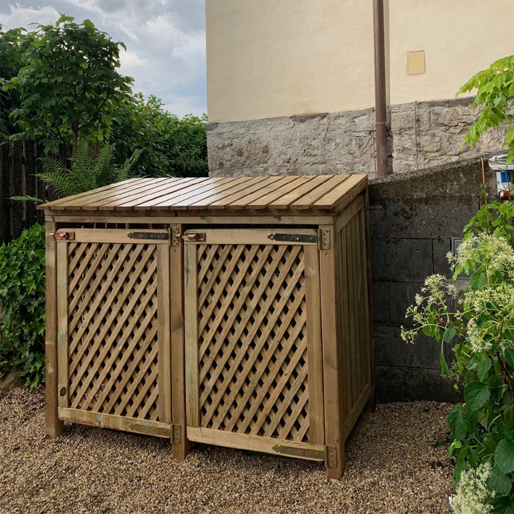 Mülltonnen - Doppelbox Baltrum - Kundenfoto