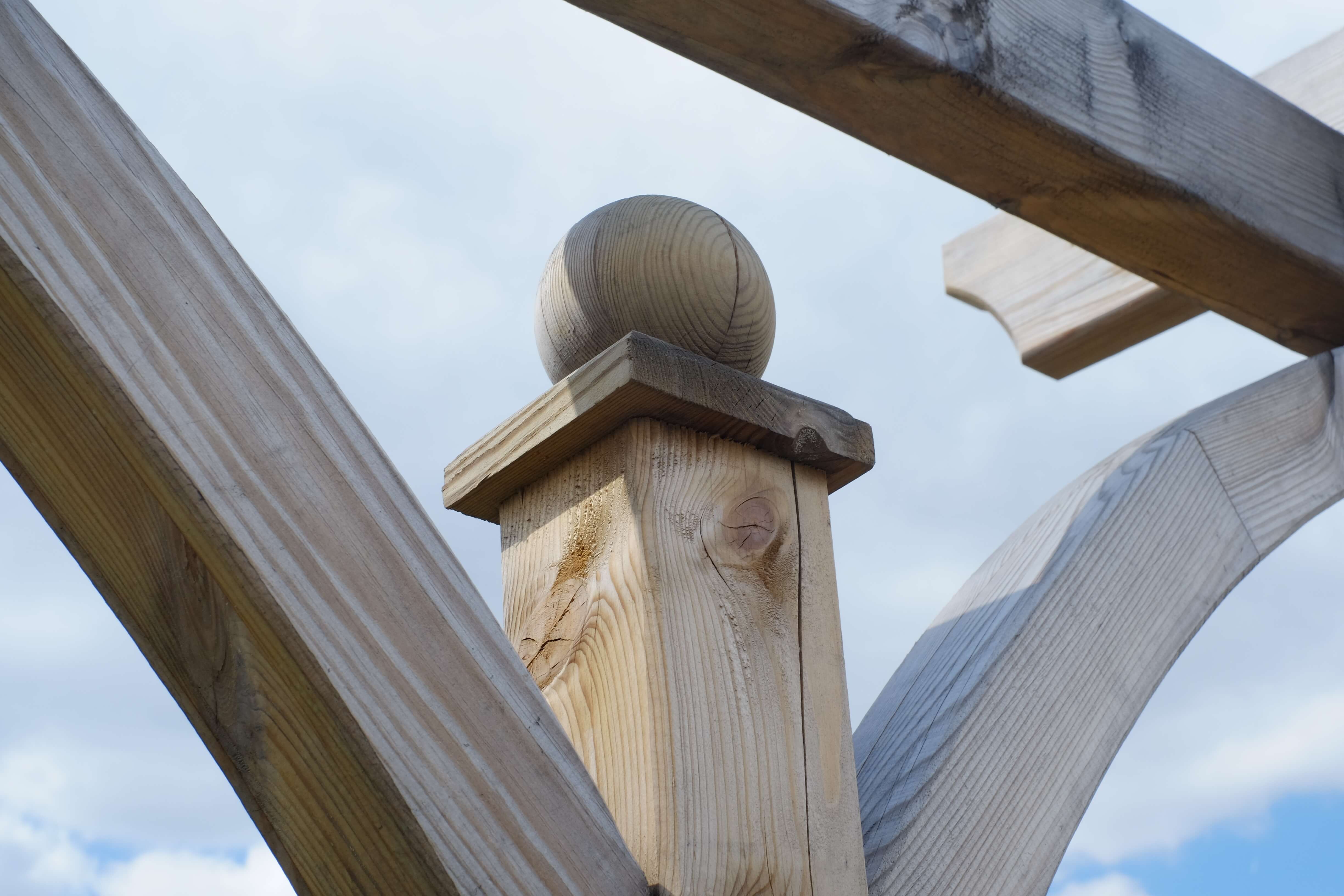 Pergola Montale - Detail Pfosten Pergola Montale - Detail Pfosten