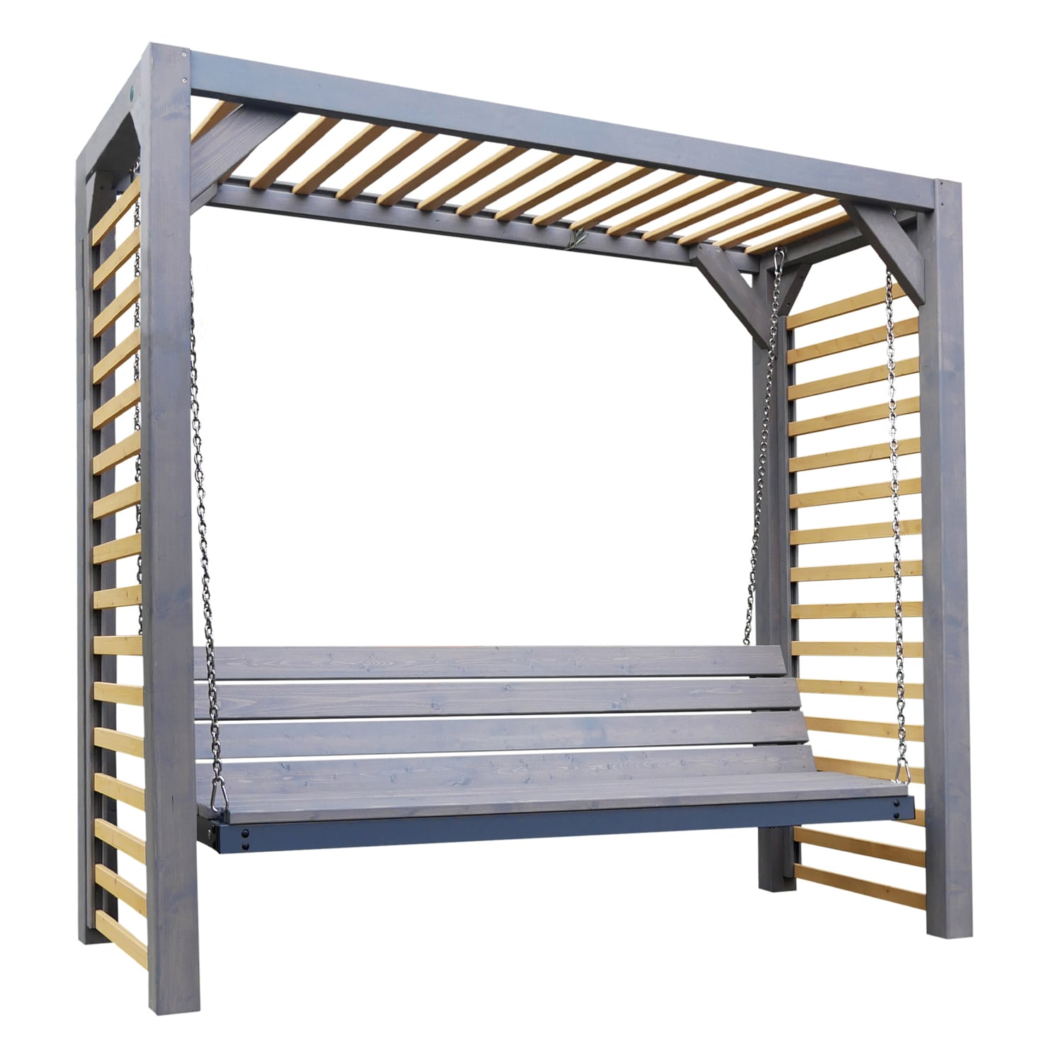 Pergola-Schaukel – 220 x 80 x 198 cm Pergola-Schaukel – 220 x 80 x 198 cm