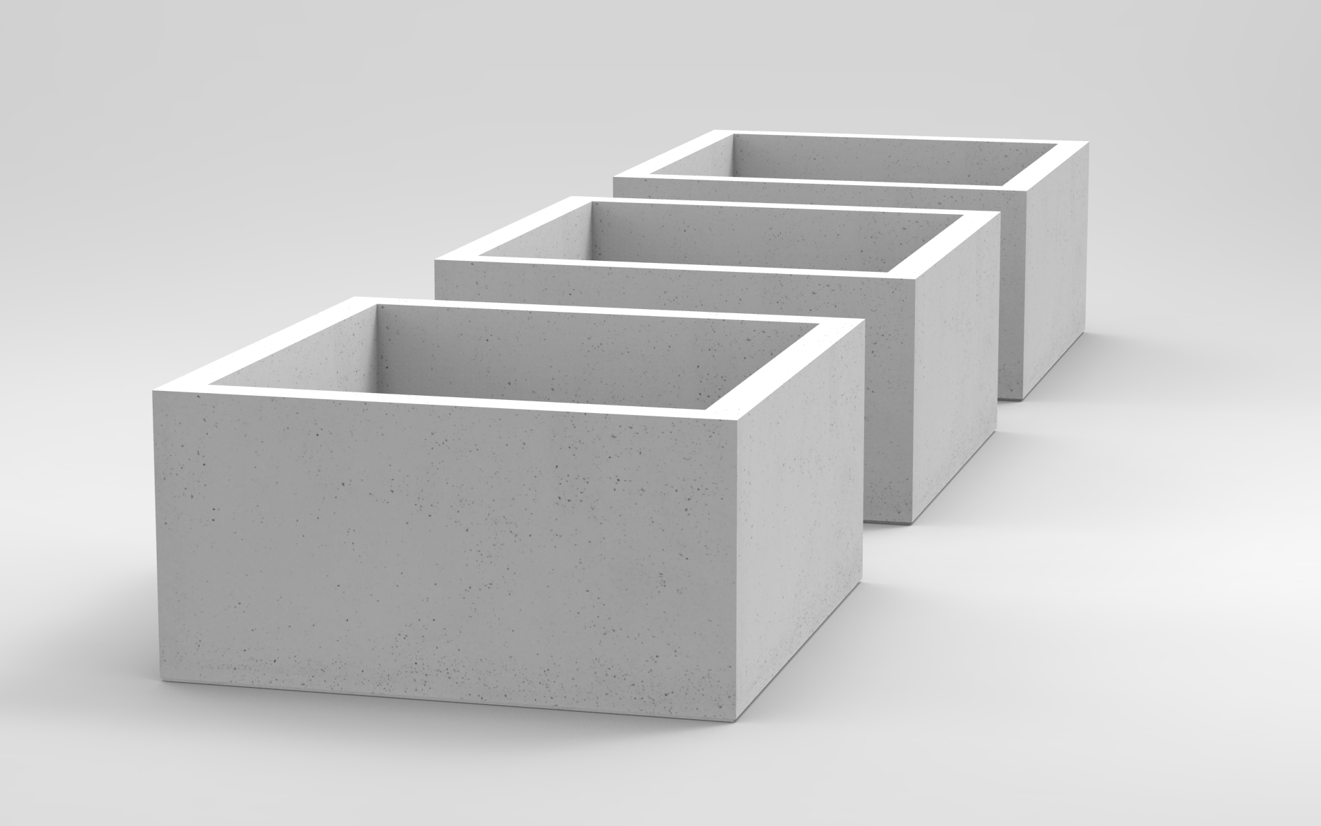 Pflanzkasten Raca-béton 3-er SET