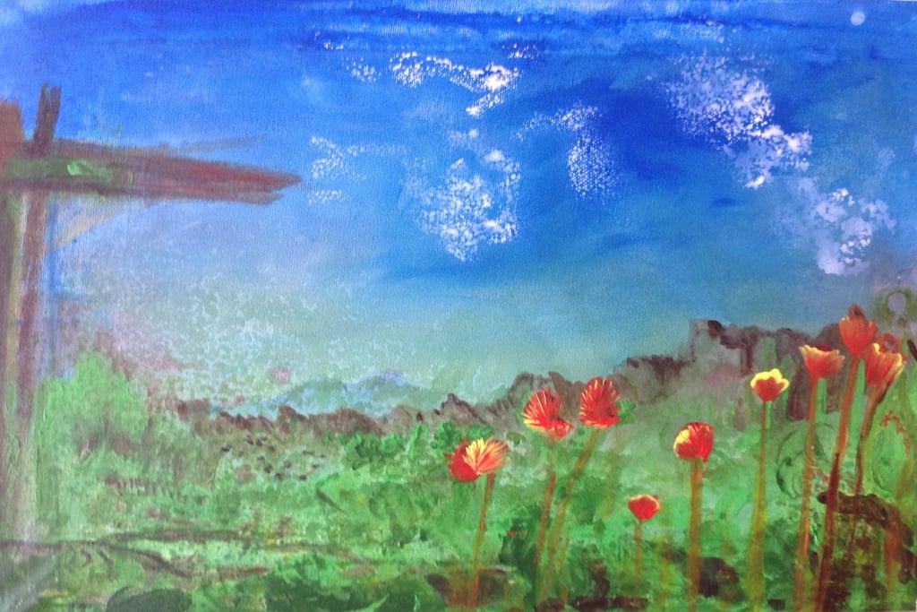 Acrylbild Frühling 15/18 Acrylbild Frühling 15/18
