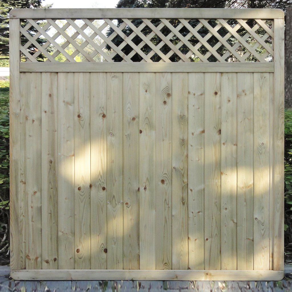 Massivzaun-Classic 180 x 180 cm