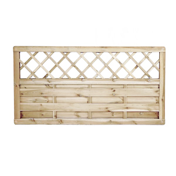 Dichtzaun Maxi mit Rankgitter – Zaunfeld 180 x 90 cm Dichtzaun Maxi mit Rankgitter – Zaunfeld 180 x 90 cm