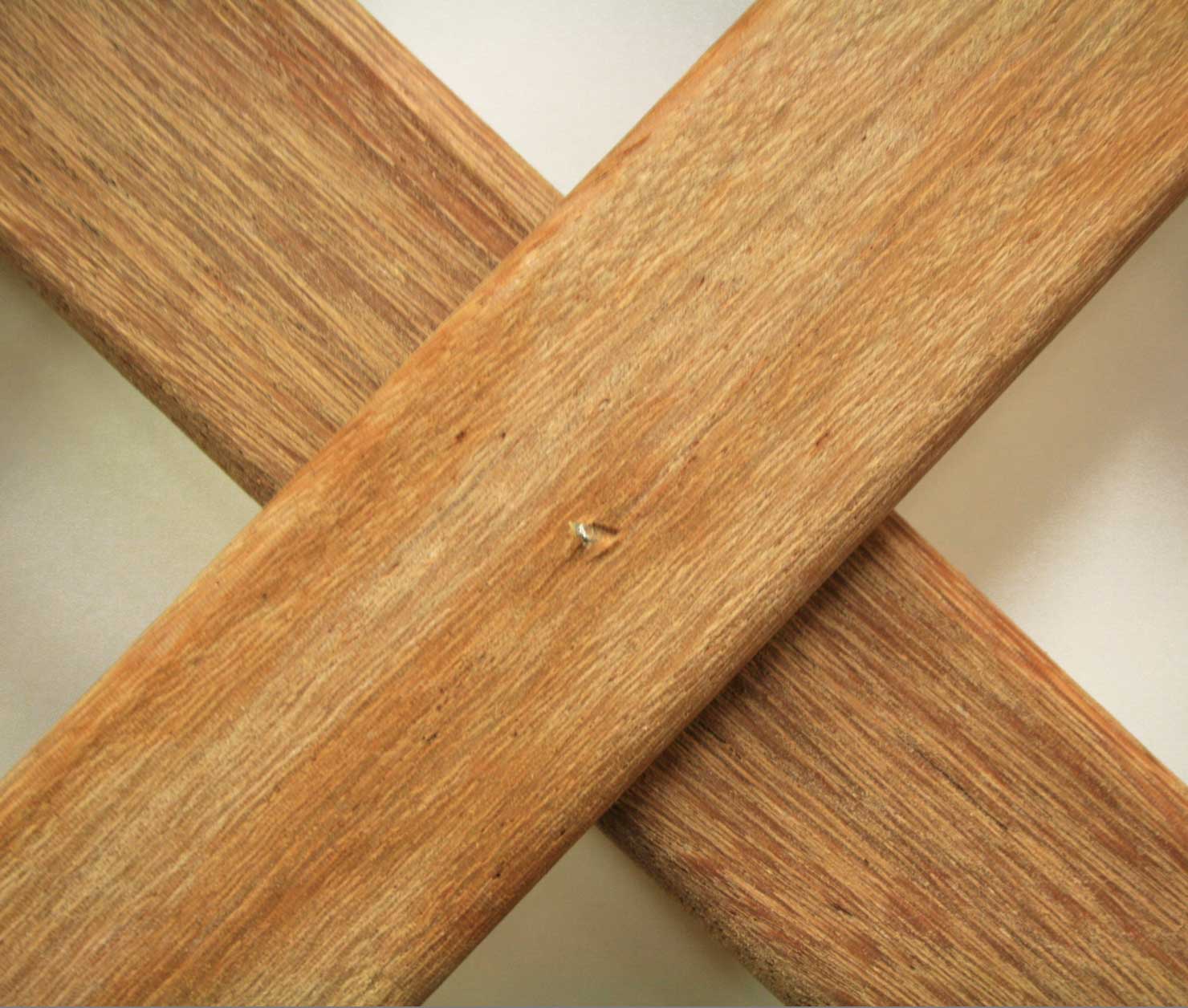 Cumaru Diagonal-Rankgitter Detail