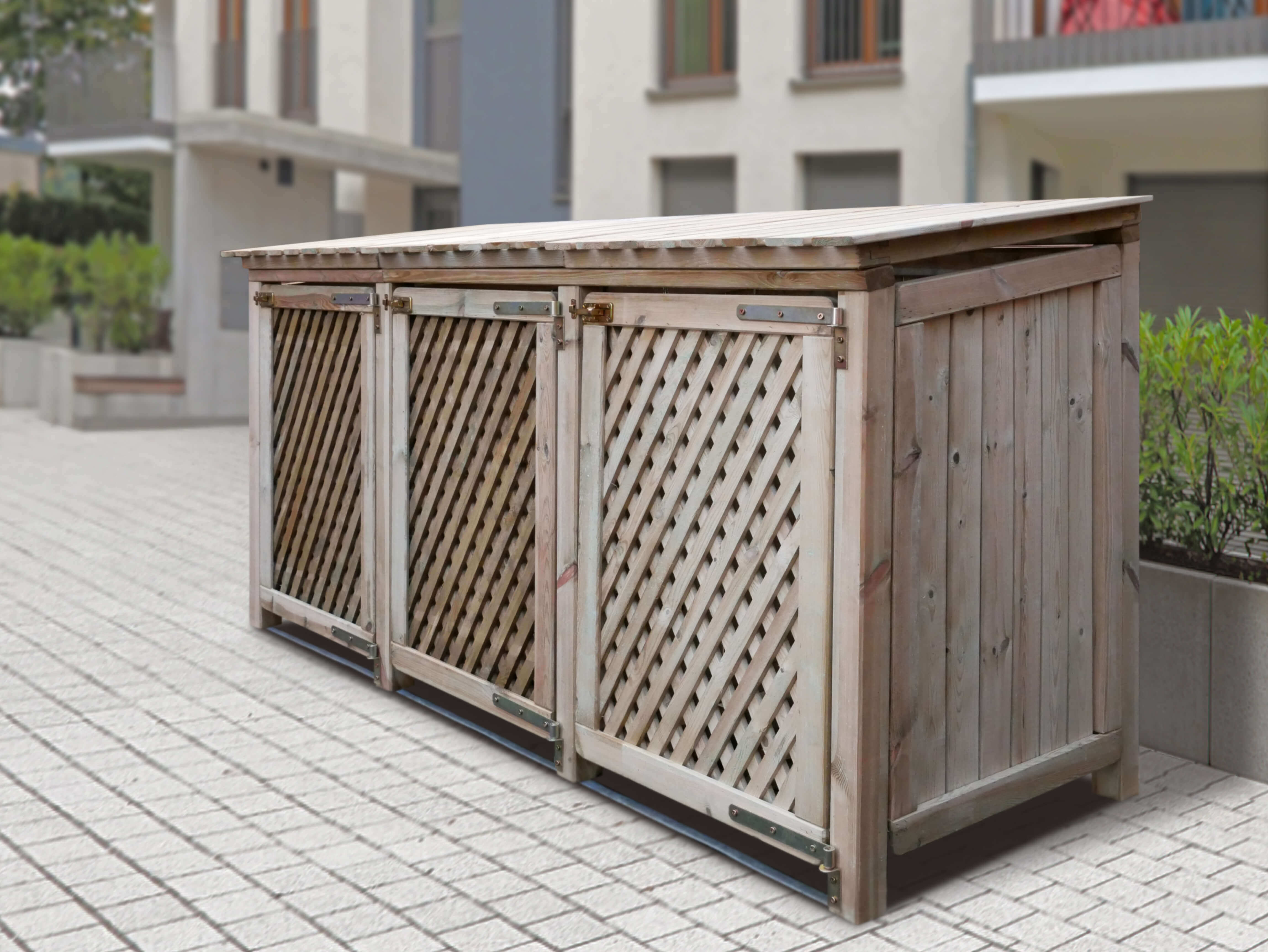 Baltrum - 3er Mülltonnenbox