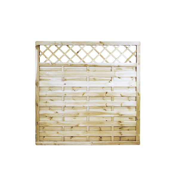 Dichtzaun Maxi mit Rankgitter – Zaunfeld 180 x 180 cm