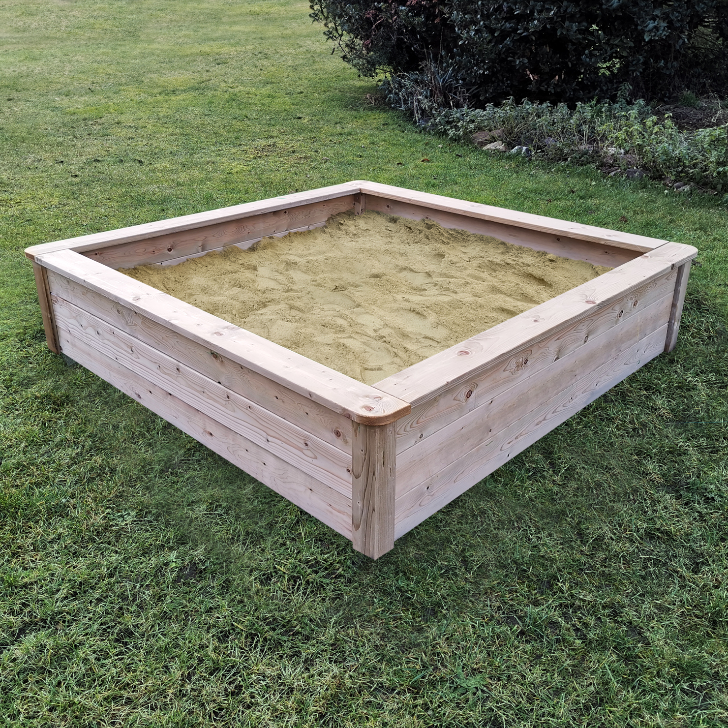 Sandkasten Paula aus Fichte – 46 cm hoch Sandkasten Paula aus Fichte – 46 cm hoch