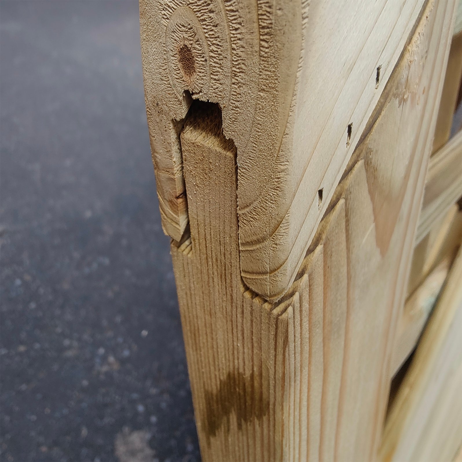 Detail zu Massivzaun Giardino mit Rankgitter