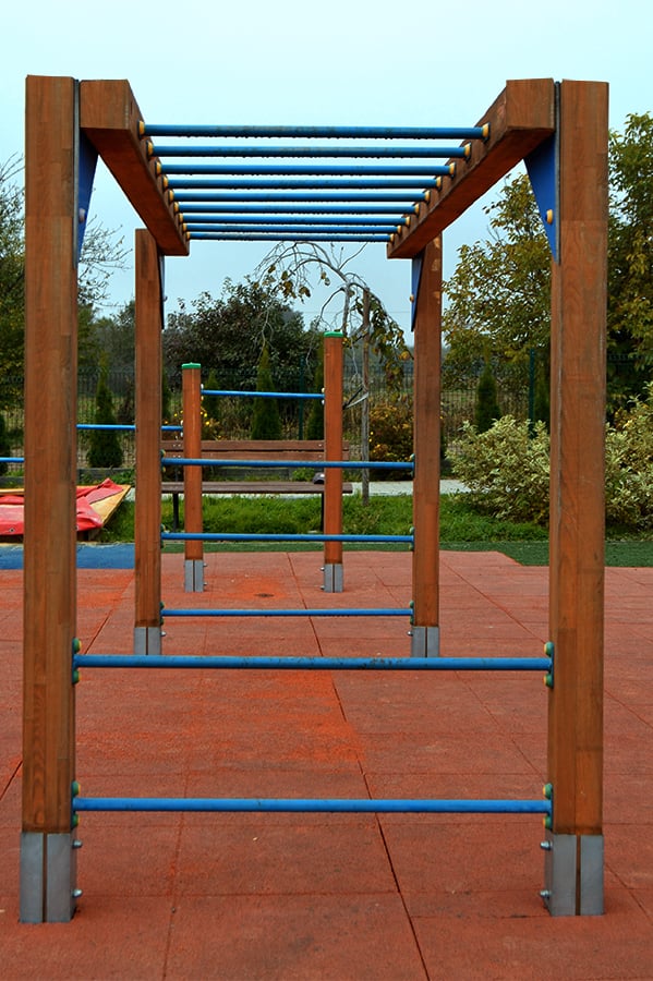 Hangelleiter mit blauer Ausstattung (Ausführung kann abweichen)