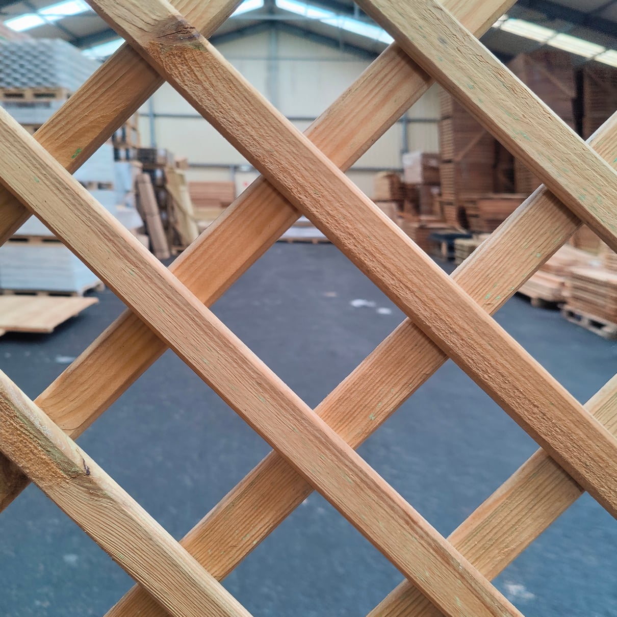 Rankgitter diagonal mit Bogen – Nahansicht Rankgitter diagonal mit Bogen – Nahansicht