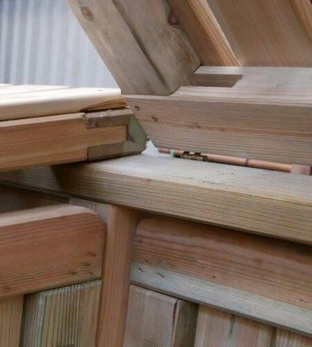 Baltrum - 3er Mülltonnenbox - Detail