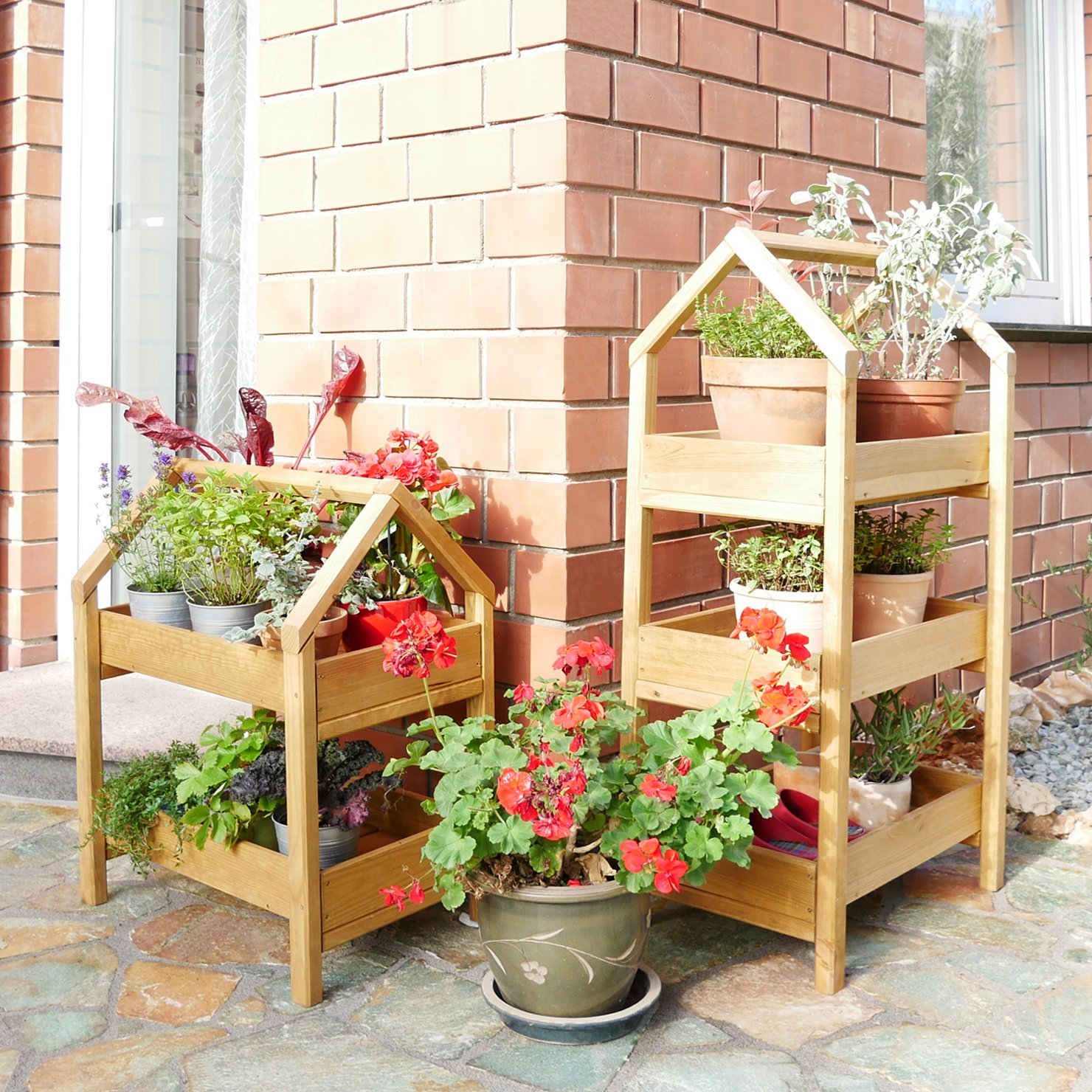 Gartenregal Ares – verfügbar in zwei Größen