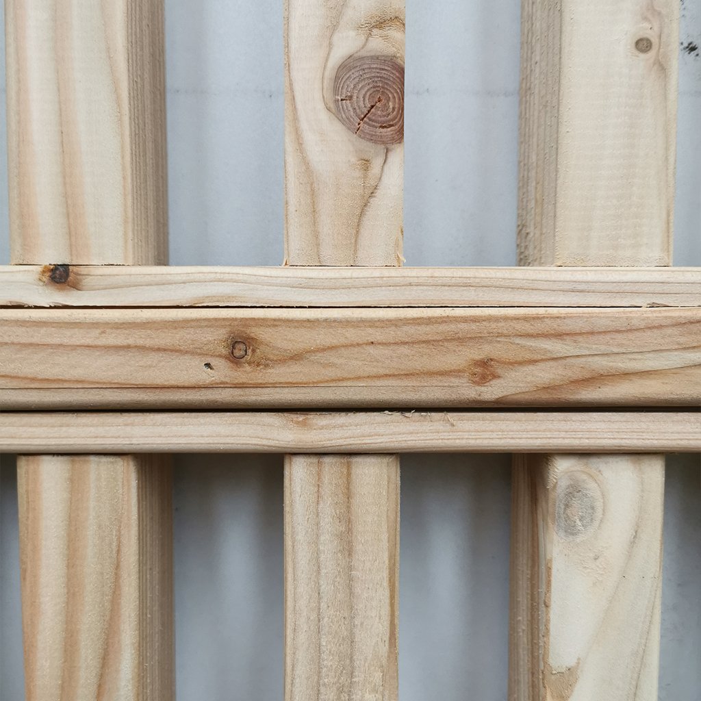 Senkrechtzaun Staccato Lärche Detail