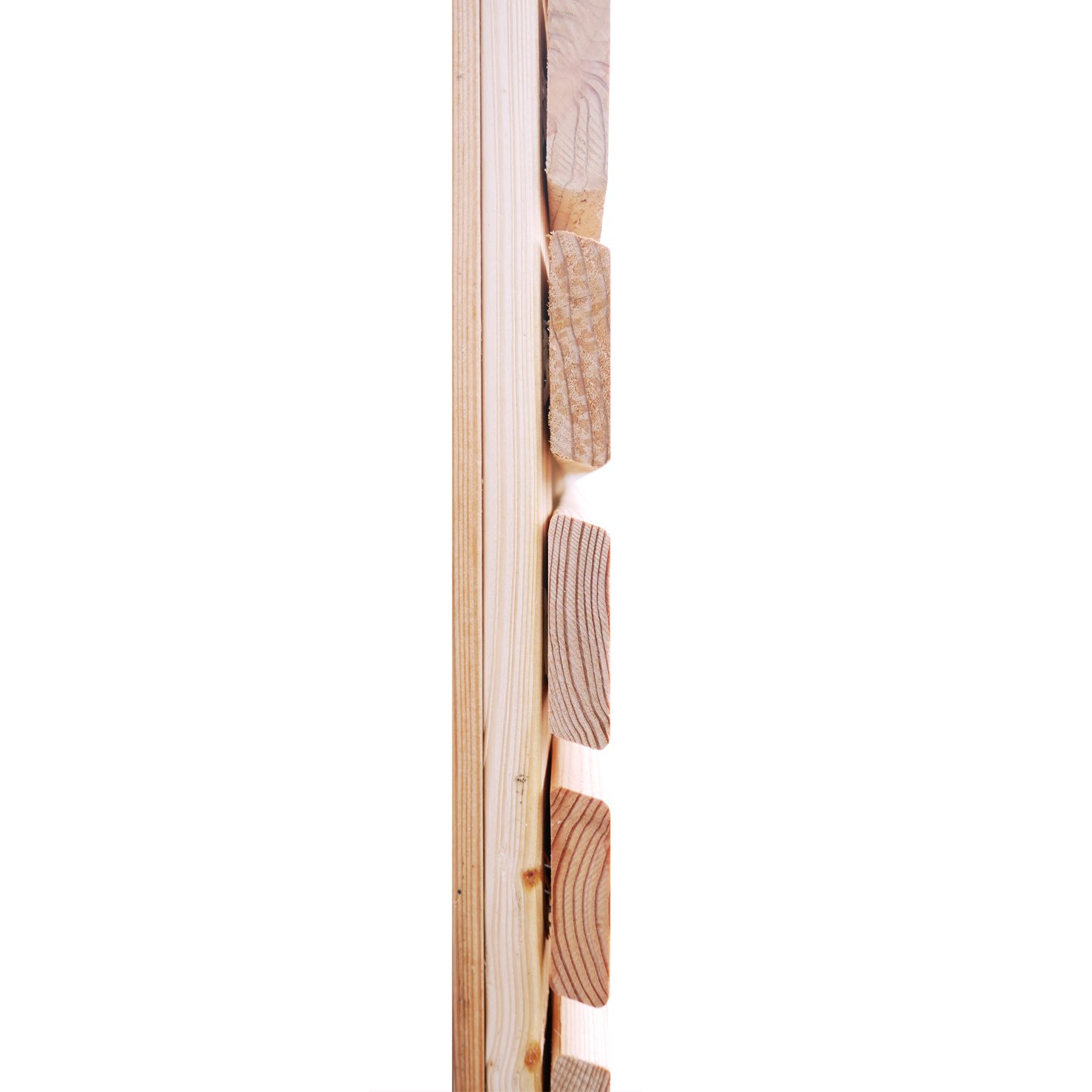 Rhombuszaun Yara – Seitenansicht Detail