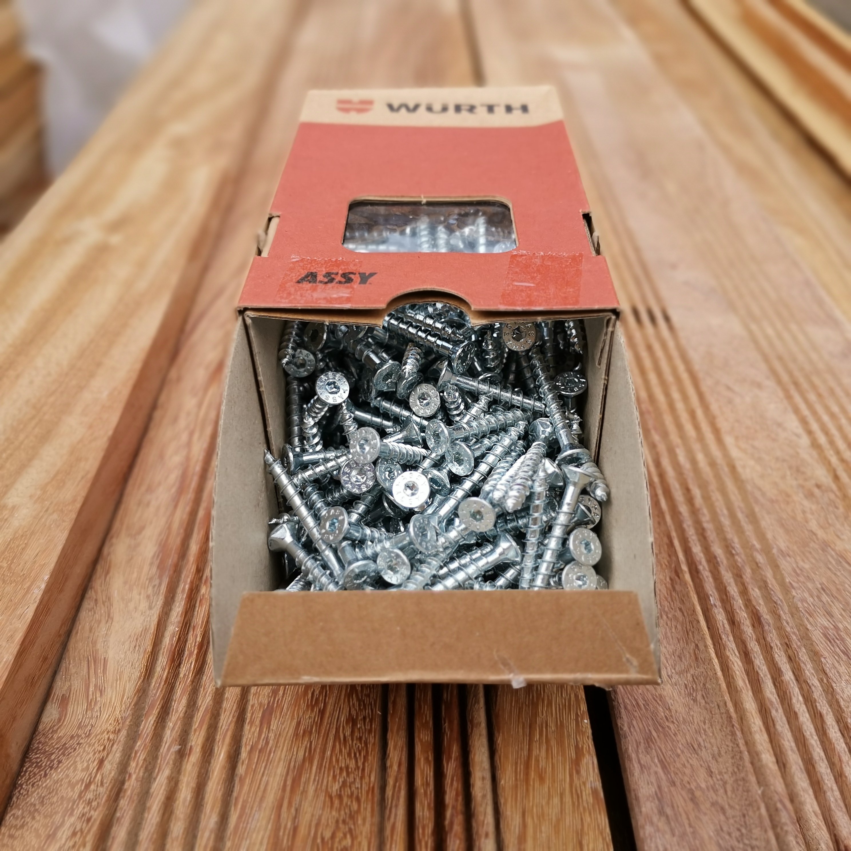 Rostfreie Stahlschrauben von Premiummarke Würth - ASSY/TORX-Kopf - Bester Halt für ihr Holz