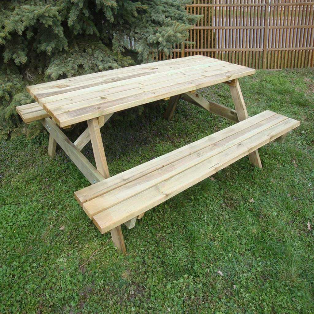 Picknicktisch, Fichte