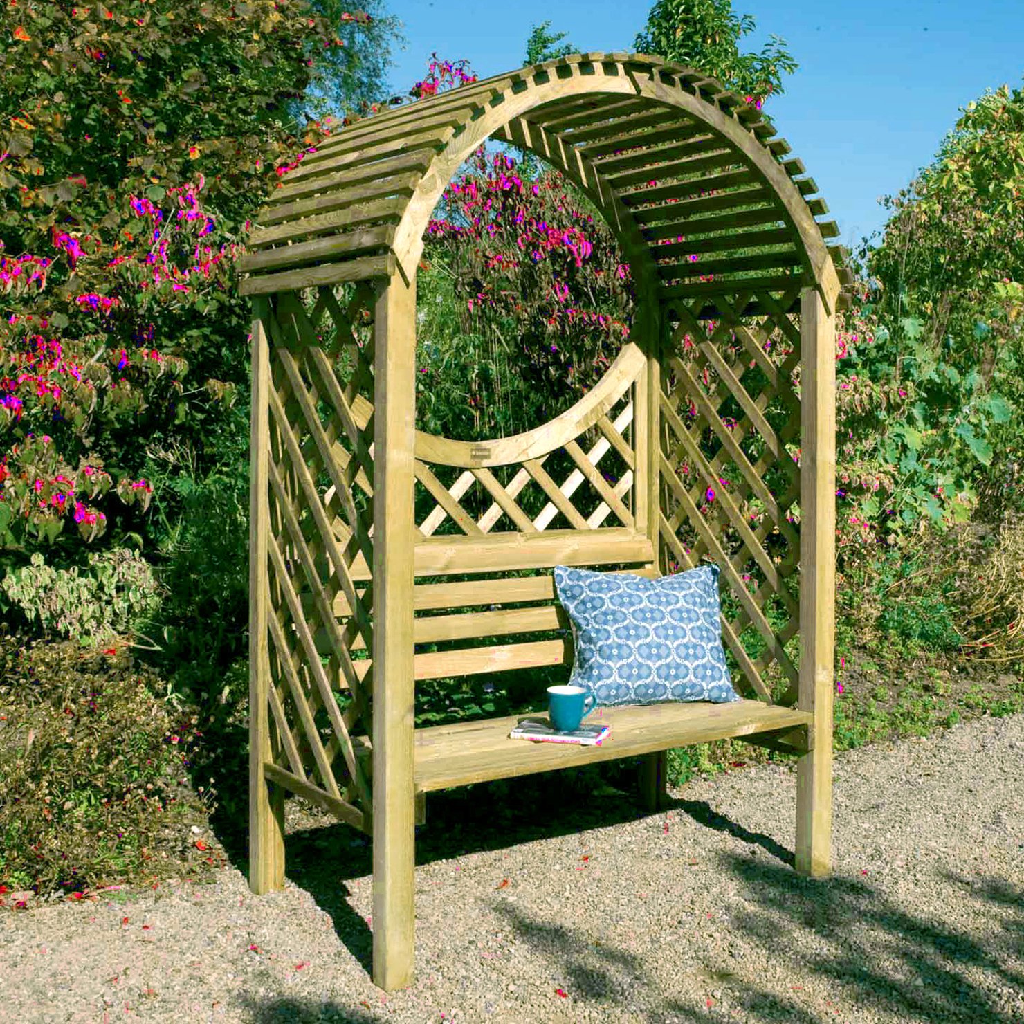 Sitzpergola Romantica – 131 x 208 x 80 cm