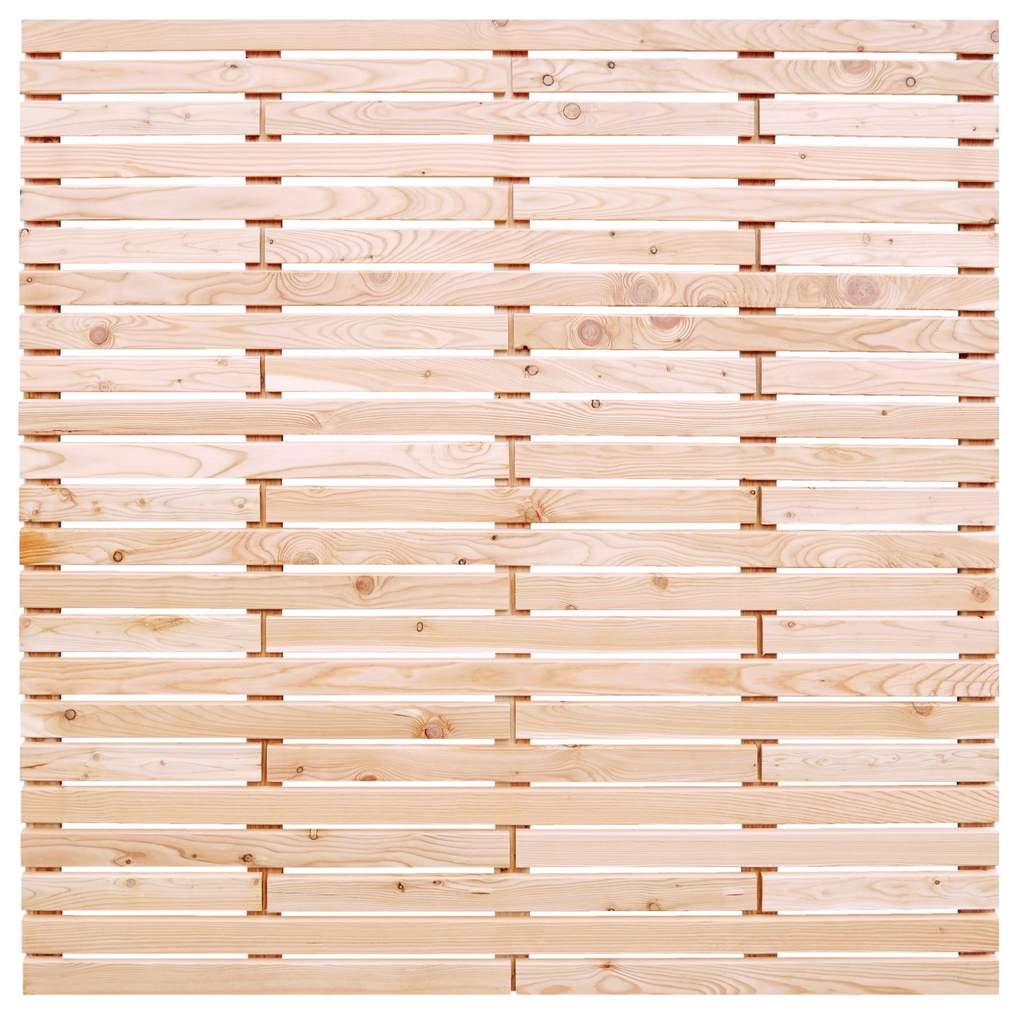 Rhombuszaun Yara aus Lärche – 180 x 180 cm Rhombuszaun Yara aus Lärche – 180 x 180 cm