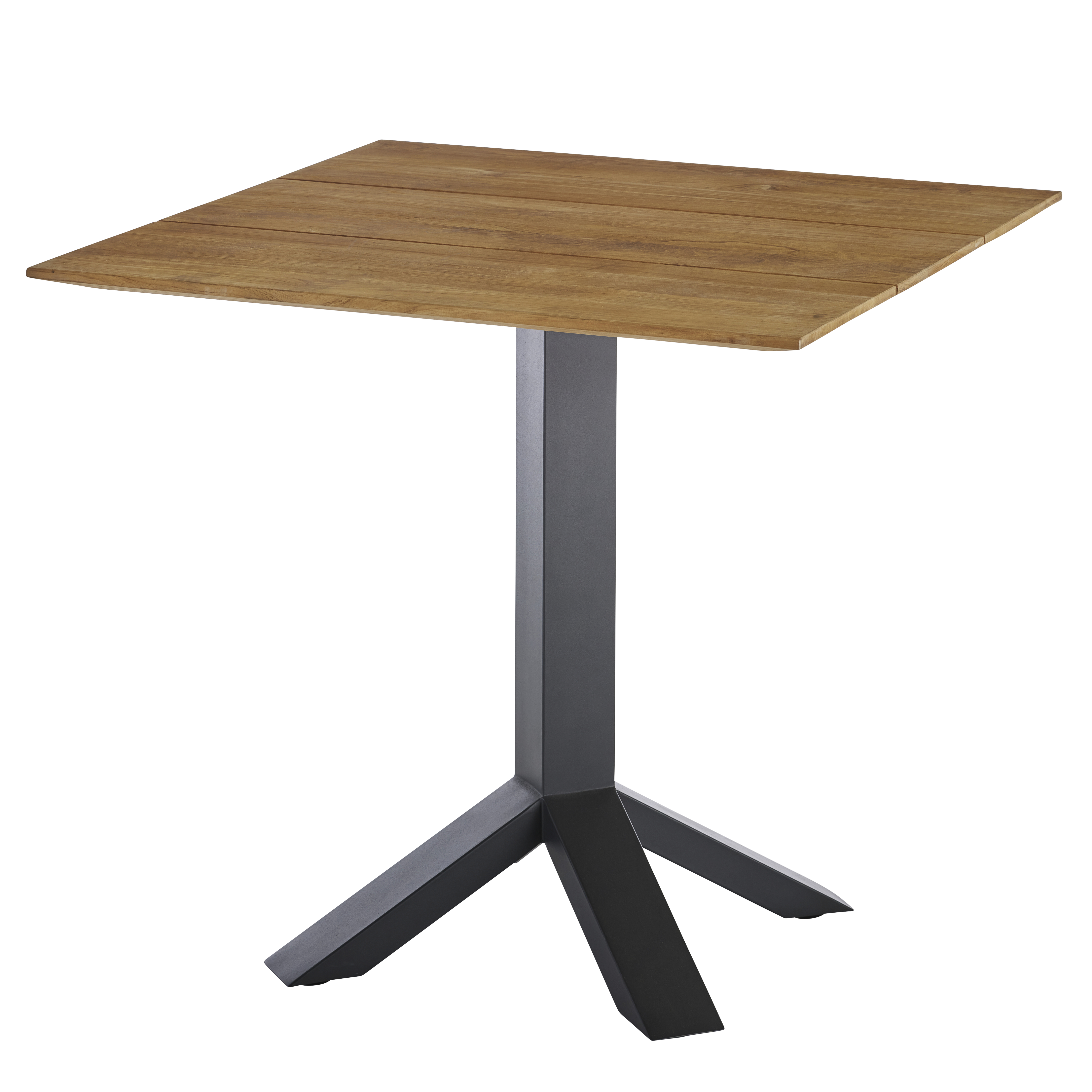 Tisch mit Teakholz - Platte Tisch mit Teakholz - Platte