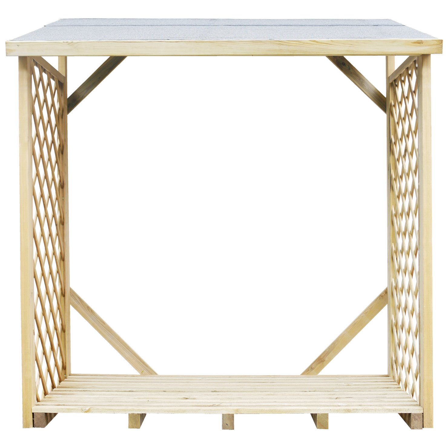Kaminholzregal Helge – 195 x 104 x 210 cm