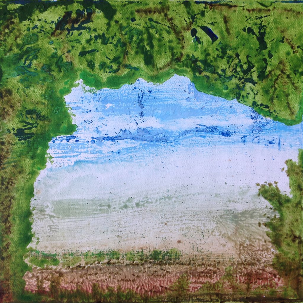 Acrylbild Frühling 8/18