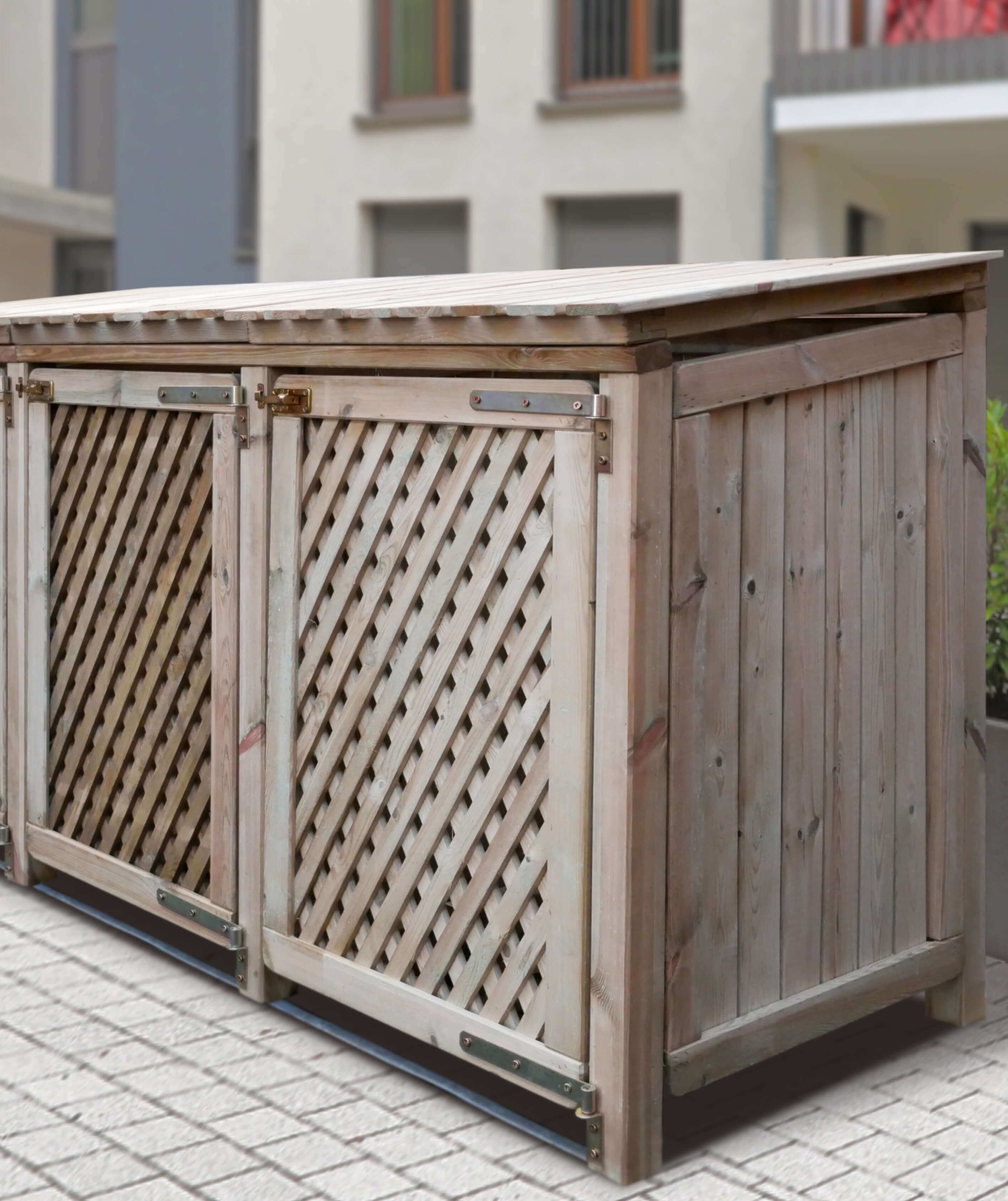 Baltrum - 2er Mülltonnenbox 