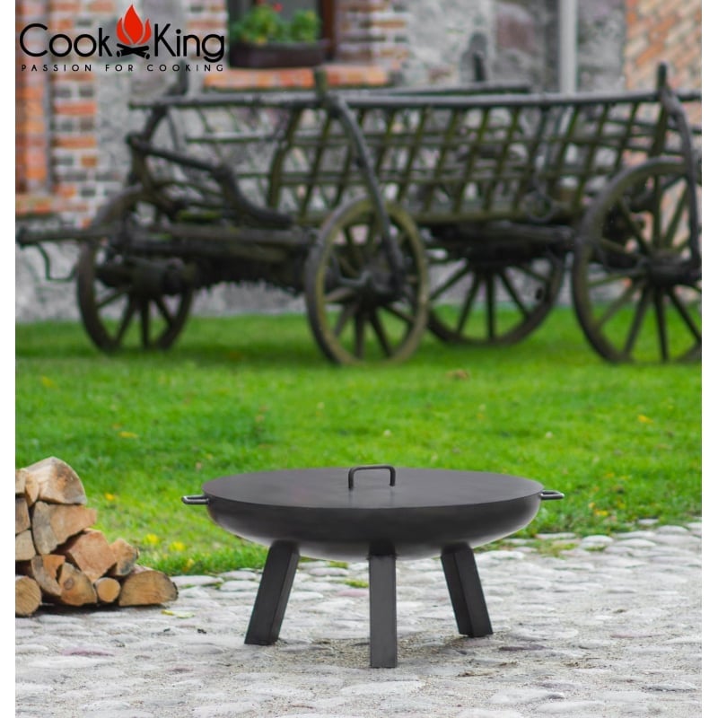Cook King Feuerschale Polo mit geschlossenem Deckel Cook King Feuerschale Polo mit geschlossenem Deckel