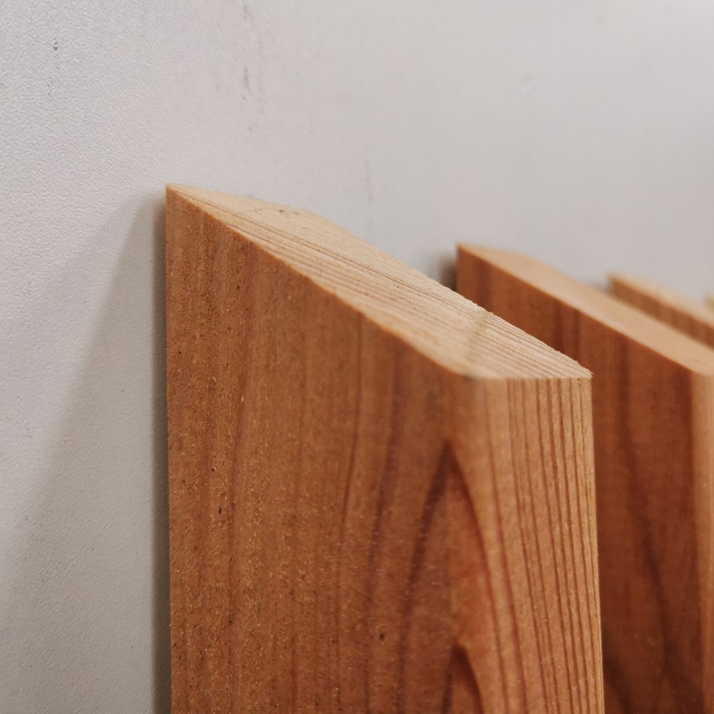 Senkrechtzaun Staccato Lärche Detail