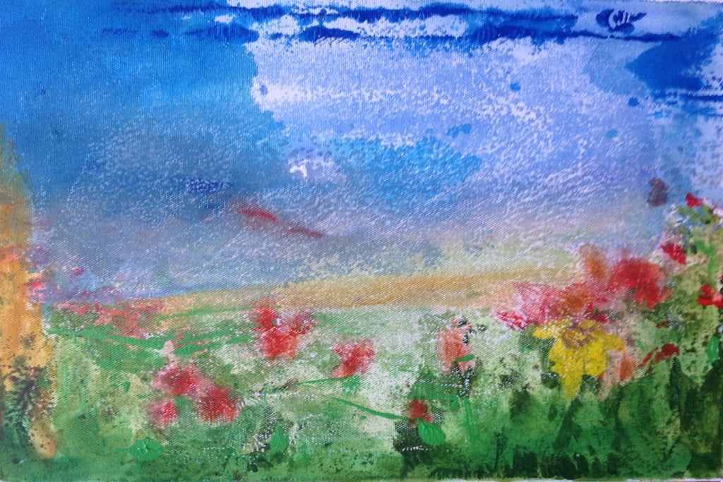 Acrylbild Frühling 14/18 Acrylbild Frühling 14/18