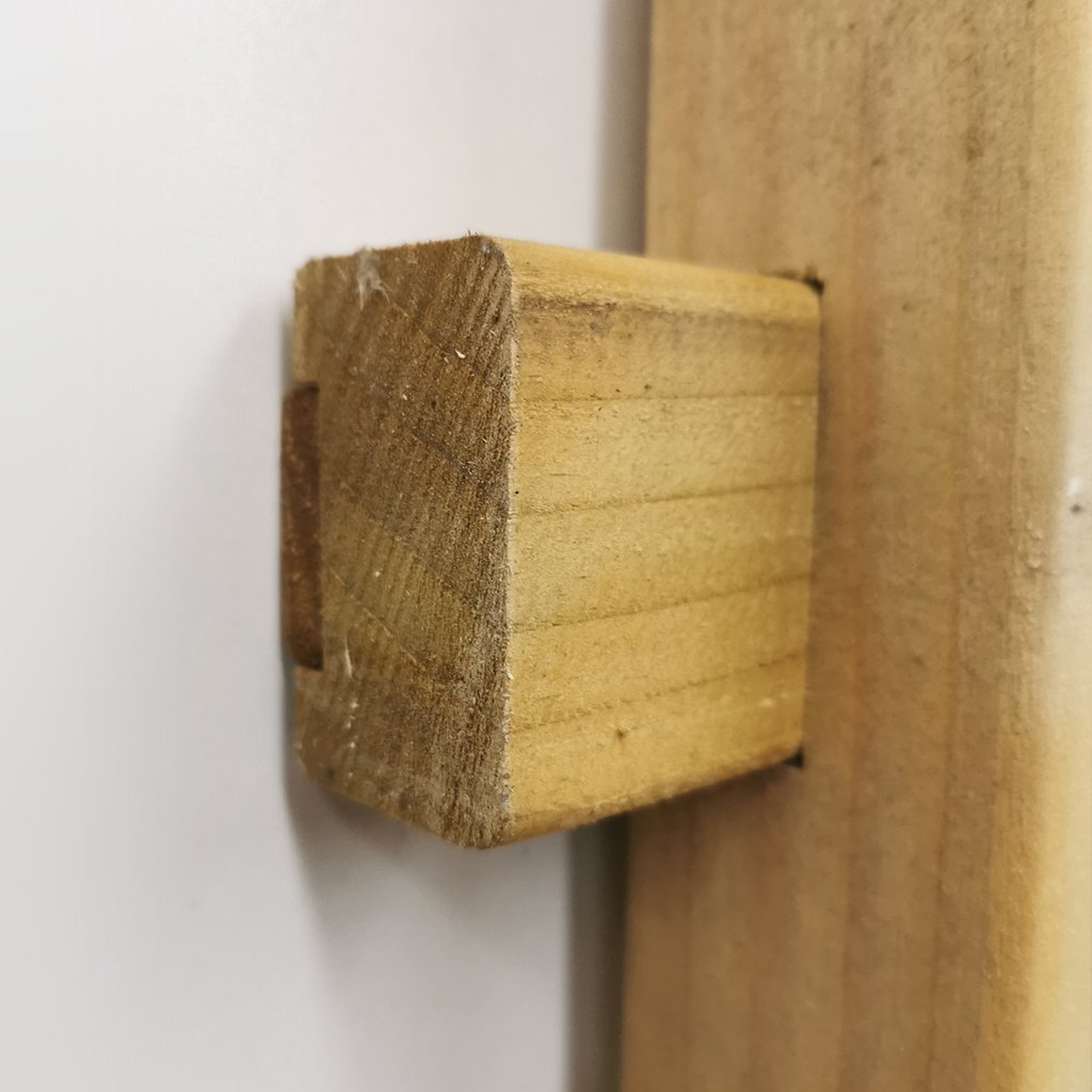Senkrechtzaun Staccato Fichte Detail