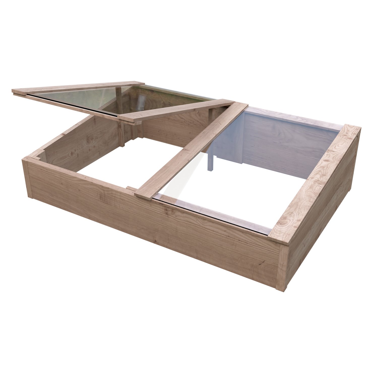 Frühbeet Tondern – 119 x 80 x 21/30 cm Frühbeet Tondern – 119 x 80 x 21/30 cm