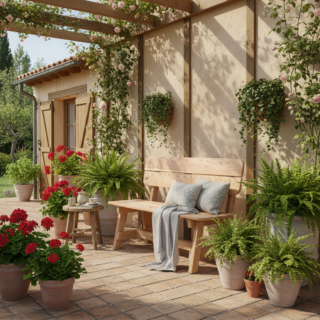 Gartenbank Paula, Ambiente