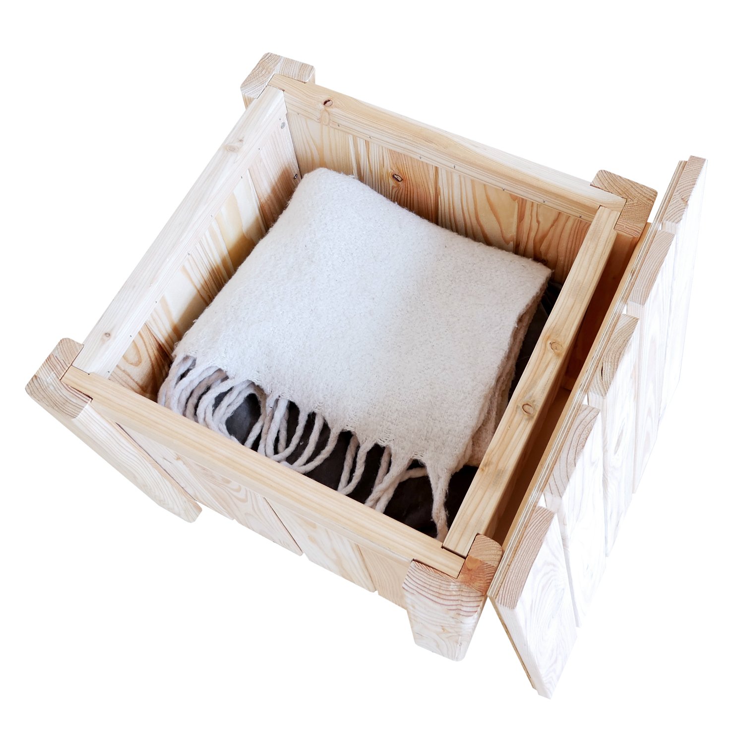 Tisch/Hocker Sonja - als Stauraum