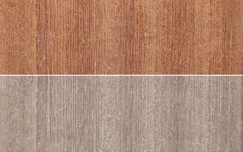 Angelim Pedra Holz Vergrauung